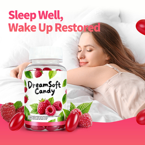 Caramelos al por mayor etiqueta privada personalizada Halal suplemento nutricional melatonina Jelly Bean vitamina sueño ayuda gelatina suave caramelo gomoso - Product Image 4