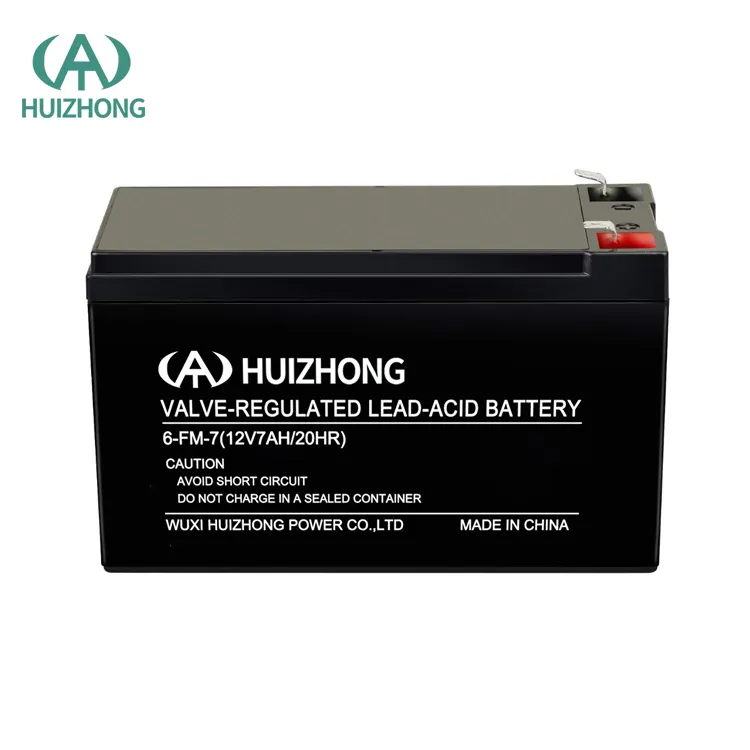 Huizhong có thể sạc lại 12V 7Ah 9Ah 10AH 12Ah 18ah chì axit Pin AGM sao lưu up Pin