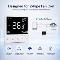 Nuevo Ventilador de Techo Inteligente con Pantalla Táctil Programable WIFI, Ahorro de Energía, Aire Acondicionado Central para Habitaciones