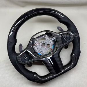 Volante Deportivo Personalizado de Fibra de Carbono y Cuero Serie G para <span class=keywords><strong>BMW</strong></span> G20 G22 G30 M2 G87 M3 G80 M4 G82 G83 M5 F90 M8 F92 F97 <span class=keywords><strong>330I</strong></span> - Product Image 6