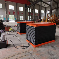 Plateforme élévatrice hydraulique à double ciseaux pour voiture, table élévatrice motorisée électrique fixe, élévateur industriel en acier inoxydable, capacité de 1000 kg