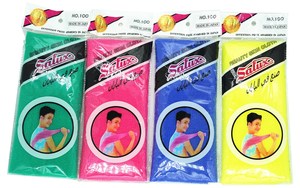 Serviette de bain exfoliante en nylon 100% de beauté japonaise pour le lavage de la peau et le gommage du corps - Product Image 2