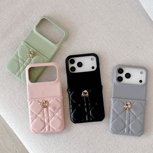 Étui de téléphone de luxe en cuir PU antichoc avec anneau magnétique et pendentif pour 12-17 Pro Max (Design Paysage Urbain) - Product Image 1