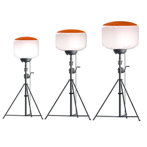 เสาไฟบอลลูน LED เคลื่อนที่ 600w Ip54 ดีไซน์จดสิทธิบัตร พร้อมขาตั้งแบบยืดหดได้ด้วยมือหมุน และเครื่องกำเนิดไฟฟ้าในตัว สำหรับงานก่อสร้าง - Product Image 4