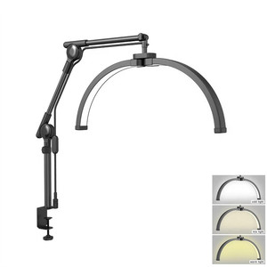 2032 Foldable Manicure Half Moon Gel Nail Art Desk Light Dimmable Beauty Salon Table Working Lamp Energy Save Led Lamp for Nail - Product Image 1