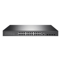 Commutateur en rack Gigabit géré 24 ports L2 + avec liaisons montantes SFP + 4*10G