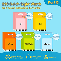 Personnalisé 112 255 Cartes Dinosaure Bébé Audible Abc Langue Parler Flash Cartes Mémoire Enfants Apprentissage Jouets Éducatifs Cartes Flash
