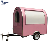 Nouvelle conception de kiosque mobile extérieur personnalisé pour la restauration rapide / chariot à crêpes / camion de restauration