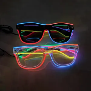 Neue Ankunft hohe Helligkeit bunte blinkende Brille Neuheit Party Geschenk glühende LED-Sonnenbrille