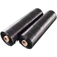 Toile tissée en PP aiguilletée haute résistance pour tapis de contrôle des adventices en aménagement paysager, avec service de découpe