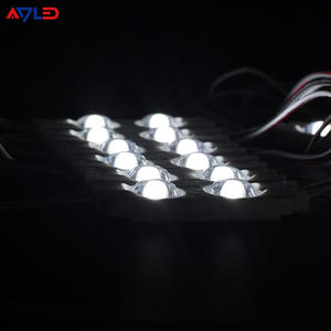 โมดูลไฟ LED สำหรับป้าย 2 ชิป สีขาวบริสุทธิ์ สว่างพิเศษ 7000K มาตรฐาน CE ROHS รับประกัน 5 ปี วัสดุ ABS ทองแดง สำหรับใช้งานภายนอกอาคาร มาตรฐาน IP65 กำลังไฟ 1 วัตต์ - Product Image 3