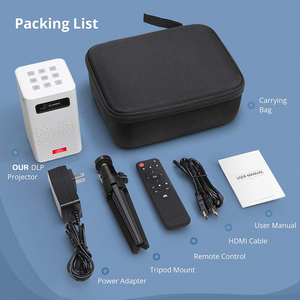 [Factory Mini Portable <strong>DLP</strong> <strong>Projector</strong>] New Release Mini Pocket <strong>DLP</strong> Android 9.0 <strong>Projector</strong> With White Color <strong>Used</strong> for Home Theater - Product Image 5