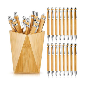 ปากกาลูกลื่นไม้ไผ่แบบกำหนดเอง เป็นมิตรกับสิ่งแวดล้อม พร้อมโลโก้ - Product Image 1