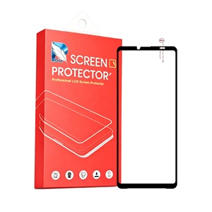 Protection d'écran en verre trempé incurvé 3D haute teneur en aluminium à couverture intégrale pour Sony XZ3 4 XPERIA 1 2 <span class=keywords><strong>5</strong></span> 10 II III IV V VI - Product Image 1