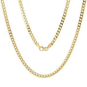 Collar de Cadena Cubana Gruesa de Oro Amarillo Puro de 18K Au750, Diseño Único Estilo Miami Hiphop para Mujer, Joyería Fina Empeñable de Xinfly - Product Image 2