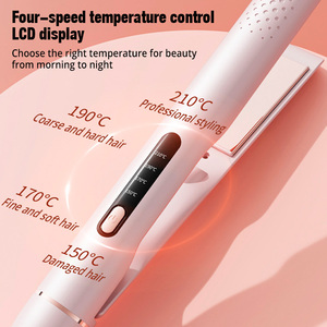 Fer à lisser 2 en 1 Outil Vague Rapide Chaude PTC Filaire Moelleux Lisseur Électrique Fer à friser Fer plat Coiffure - Product Image 4