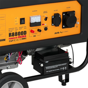 Generador de Gasolina de Alta Calidad de 8.8KW, Refrigerado por Agua, Silencioso, Portátil, Arranque por Retroceso, Monofásico, 50Hz, para Acampar al Aire Libre y Caravanas - Product Image 3