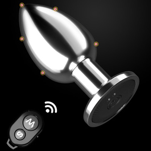 Telecomando senza fili 10 frequenza Silicone vibrante anale <span class=keywords><strong>Plug</strong></span> stimolante anale per le coppie - Product Image 6