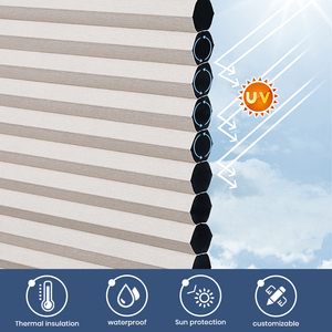 No Drill Noise Reduction Cellular <strong>Window</strong> <strong>Shades</strong> Honeycomb Blinds <strong>Window</strong> Treatment - Product Image 5