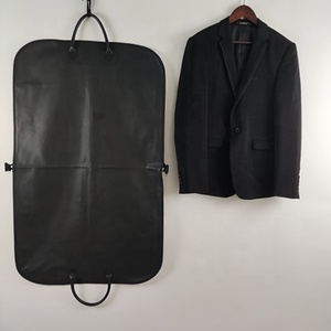 Foldable and Portable Garment Bags Plastic Suit <strong>Garmant</strong> Bag Cover Garment Suit Carrier Bags with logo - Product Image 5