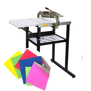 Textile Multi Layer Apparel Cloth Strip Swatch Machine Manual Straight Zig Zag Knife Fabric Gsm Sample Cutter Cutting Machines