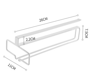 Porta Copas de Vino Bajo el Gabinete, Almacenamiento de Copas de Metal, Estante Colgante para Copas de Vino para Cocina - Product Image 2