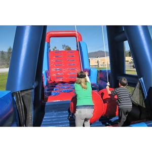 Circuito de Obstáculos Ninja <span class=keywords><strong>Warrior</strong></span> Profesional de PVC Challenger con Tobogán de Doble Carril, Certificado CE - Product Image 6