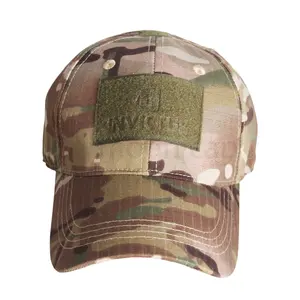 2023 été armée vert coton polyester tactique chapeau broderie drapeau Patch casquette de baseball pour hommes et femmes