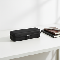 Étui de transport rigide en EVA pour outils capillaires avec fermeture éclair, poignée portable ou organisateur de bobines pour salon à domicile ou voyage