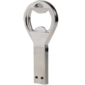 Fashion Design Metal Bottle Opener USB Flash Drive USB 2.0/3.0 Metal 8gb with Gift Package