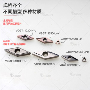 Insertos de Cerámica para Mandrinado VCGT VBGT110302R Y VBMT110304 HQ WBMT, Broca Indexable, Herramientas de Corte CNC Métricas - Product Image 2