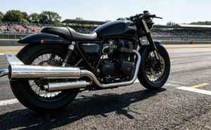 Nuevo Silenciador de <span class=keywords><strong>Escape</strong></span> Cromado Brillante con Cámara de Expansión para Piaggio Moped Ciao/Bravo 50, Modificación/Actualización para Motocicleta/Scooter - Product Image 2