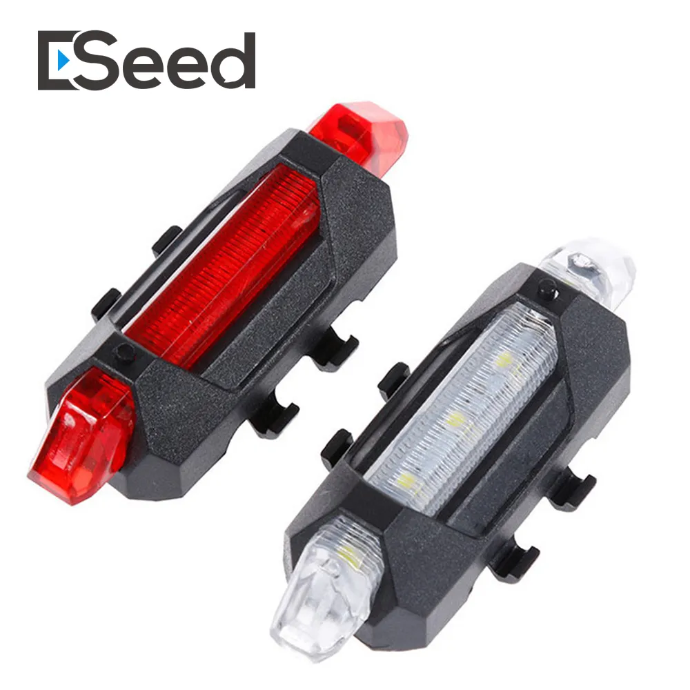 Outdoor Waterproof Bicycle Light USB LED Rechargeable Bike Rear Light Bicycle Tail Light for Bike Night Riding