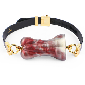Fantaisie Silicone Oral Gags Pour Femmes Bouche Ouverte Jeu Érotique Bracelet En Cuir Sur Gode <span class=keywords><strong>Femme</strong></span> Bouche Ouverte Plug Esclave Jeu Couple - Product Image 4