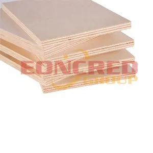 EONCRED 1220x2440mm High Quality 18mm Melamine Plywood/white Melamine Plywood Sheet 18mm