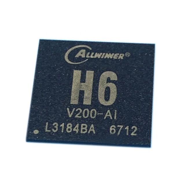 CPU processor 64-bit quad-core set-top box  asic  chips FBGA-451 H6 V200-AI for network computer chip