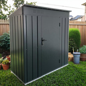Hochwertiger Metall-Geräteschuppen Container Winddicht Langlebig Gartenhaus mit Einfacher Montage Stahlrahmen für den Garten - Product Image 1