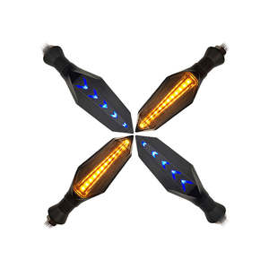 Clignotants de moto C116 à 12 <span class=keywords><strong>LED</strong></span>, feux de signalisation clignotants pour moto, feux arrière de moto, lampe de signalisation pour <span class=keywords><strong>Harley</strong></span> - Product Image 1