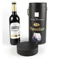 Emballage en papier artisanal personnalisé pour bouteilles de vin et de whisky - Écologique et personnalisable