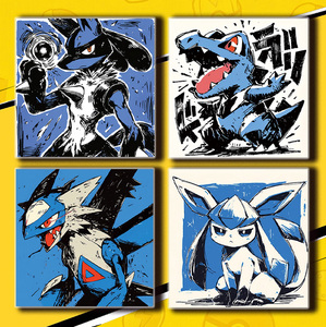 Newest Popular Premium <strong>Pokemoned</strong> Crystal Brick Fridge Magnet Souvenirs Elite Trainer Box Mystery Box Card Games Blind Boxes - Product Image 2