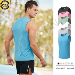 เสื้อกั๊กวิ่งมาราธอนสำหรับฝึกซ้อมกลางแจ้ง เสื้อกั๊กออกกำลังกายแบบกำหนดเองพร้อมแถบสะท้อนแสงด้านหลัง เสื้อกั๊กแห้งเร็ว - Product Image 1