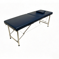 Table de massage de type valise pour acupuncture, moxibustion et physiothérapie, en PU, plusieurs couleurs disponibles, capacité de charge 200 kg