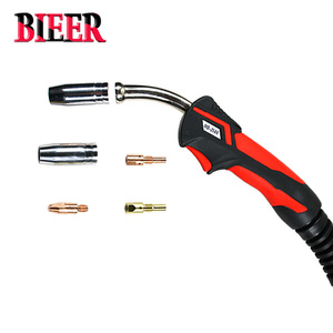 Bieer MIG Welding Torch MB25AK Air Cooled Angled Head Industrial Grade CO2 Welding Cable - Product Image 3