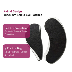 Parches Oculares Anti-UV Personalizados Reutilizables, Parche Negro para Debajo <span class=keywords><strong>de</strong></span> los Ojos, Máscara Ocular <span class=keywords><strong>de</strong></span> Silicona Reutilizable para Extensiones <span class=keywords><strong>de</strong></span> <span class=keywords><strong>Pestañas</strong></span> con Luz UV LED - Product Image 1