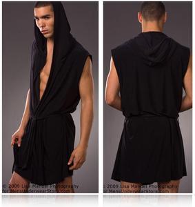 <span class=keywords><strong>2022</strong></span> nueva moda camisón para hombre ropa <span class=keywords><strong>de</strong></span> casa Sexy sin mangas verano y otoño pijama esmerilado - Product Image 4
