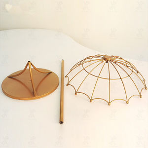 Portafiori a forma di ombrello di nuova concezione puntelli stradali per matrimoni arte del fiore del Desktop - Product Image 4