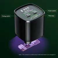 Lámpara UV LED Inteligente UV395 para Curado de Adhesivo Verde, Reparación de Soldadura de PCB, LCD y Placas Base de Teléfonos