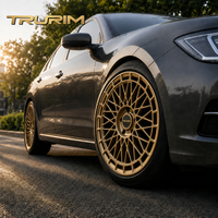 Jantes forgées Trurim Chrome Mesh Turbine Deep Dish 18 19 20 21 22 23 pouces 5x112 5x114.3 5x120 pour Audi A4 A5 S4 S5 RS5
