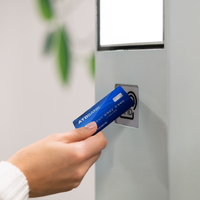 Tarjeta PVC NFC RFID 1356MHz ISO14443A NXP NTAG213 144 Bytes para control de acceso y tarjetas de hotel