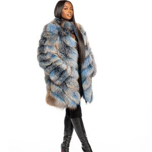 RXFurs Meilleurs magasins de vêtements pour femmes, <span class=keywords><strong>veste</strong></span> <span class=keywords><strong>en</strong></span> fourrure véritable pour femmes, couleur personnalisée, manteau <span class=keywords><strong>en</strong></span> fourrure naturelle pour femmes, manteau <span class=keywords><strong>en</strong></span> fourrure de renard pour l'hiver - Product Image 1